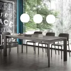 Mesa extensible vitrocerámica hasta 240 cm Terni viadurini