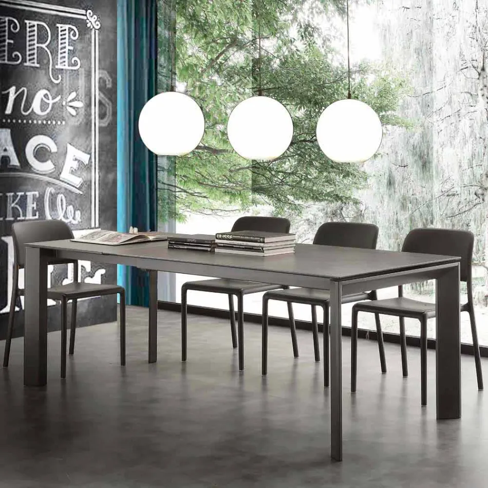 Mesa extensible vitrocerámica hasta 240 cm Terni viadurini