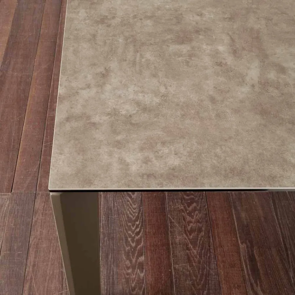 Mesa extensible vitrocerámica hasta 240 cm Terni viadurini