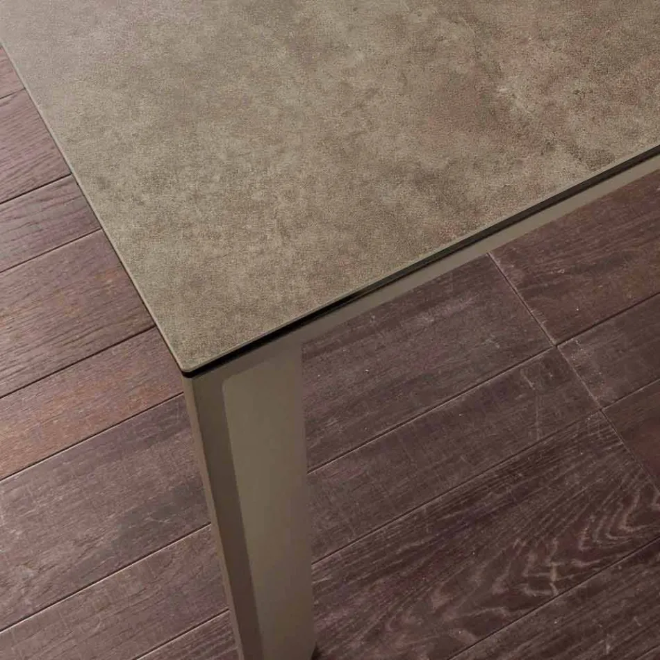 Mesa extensible vitrocerámica hasta 240 cm Terni viadurini