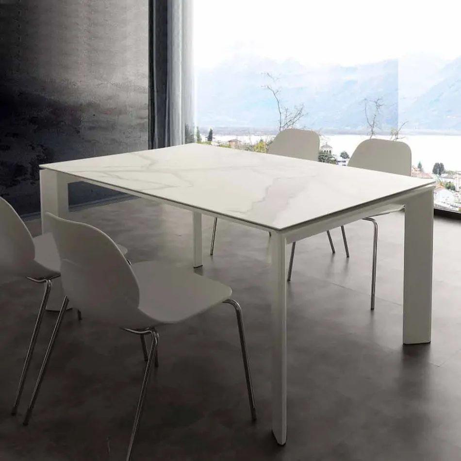Mesa extensible vitrocerámica hasta 240 cm Terni viadurini