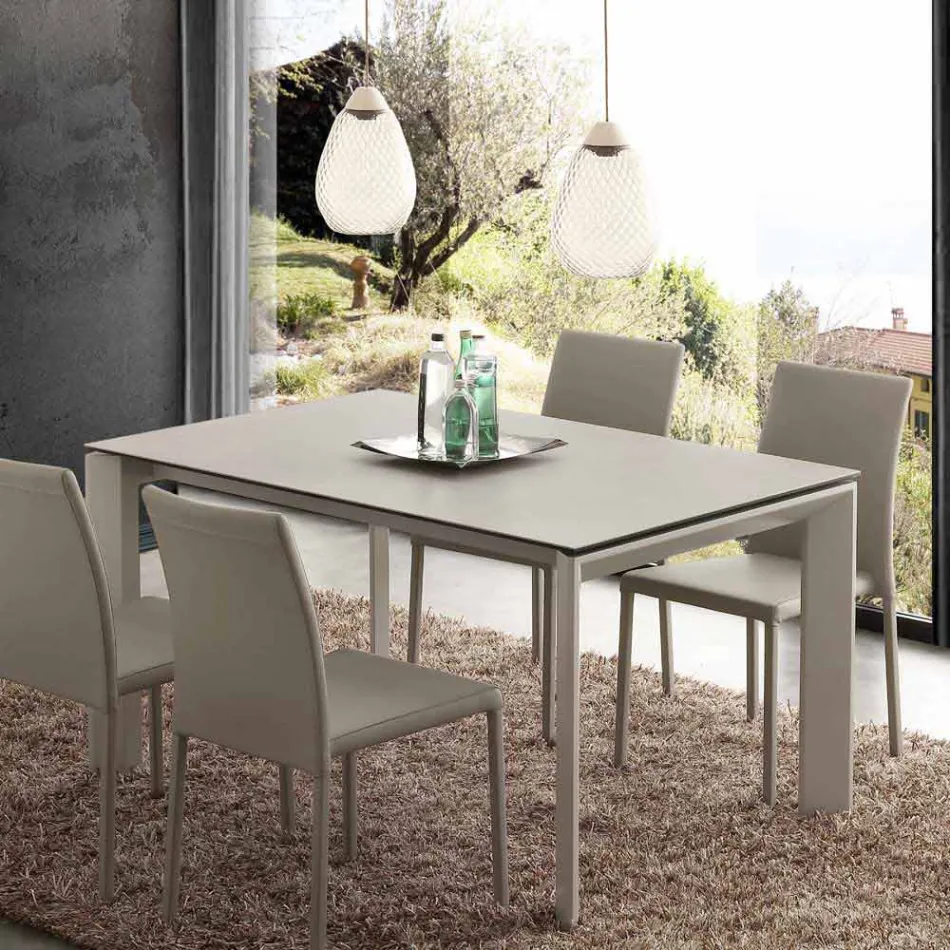 Mesa extensible vitrocerámica hasta 240 cm Terni viadurini