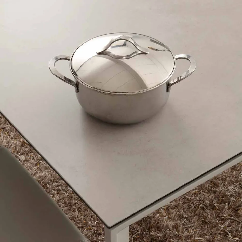 Mesa extensible vitrocerámica hasta 240 cm Terni viadurini