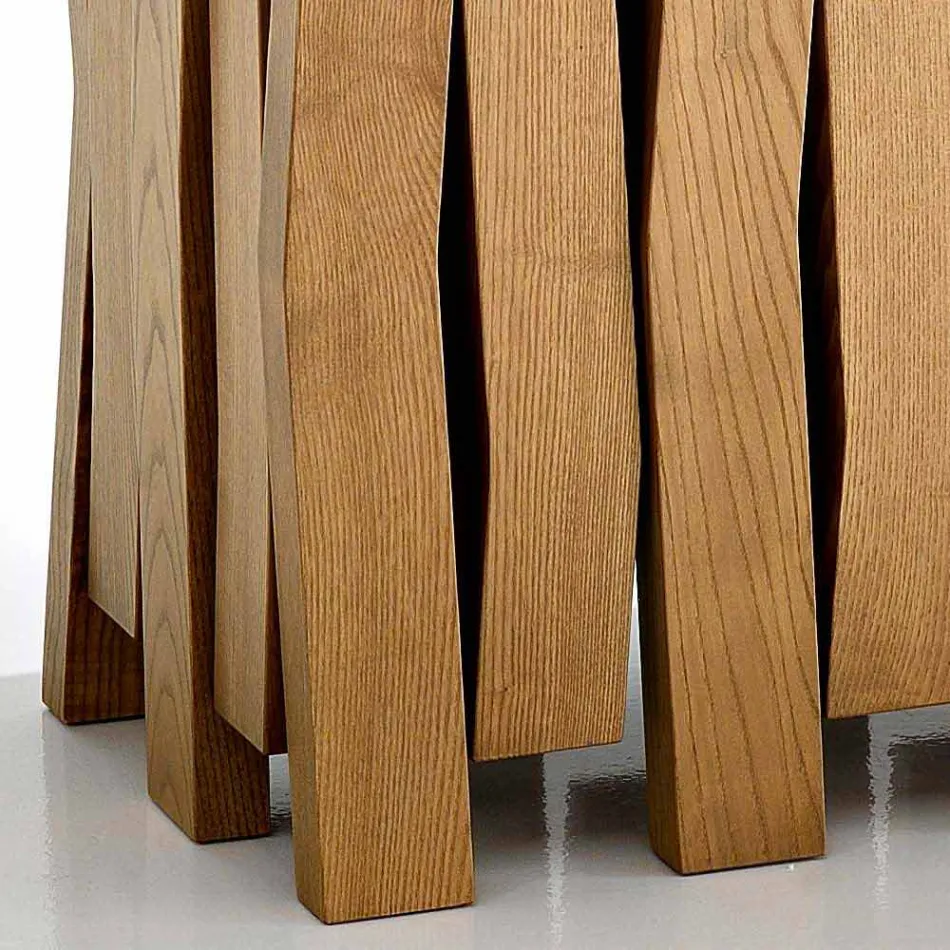 Mesa vitrocerámica de diseño moderno hecha en Italia, Egisto viadurini