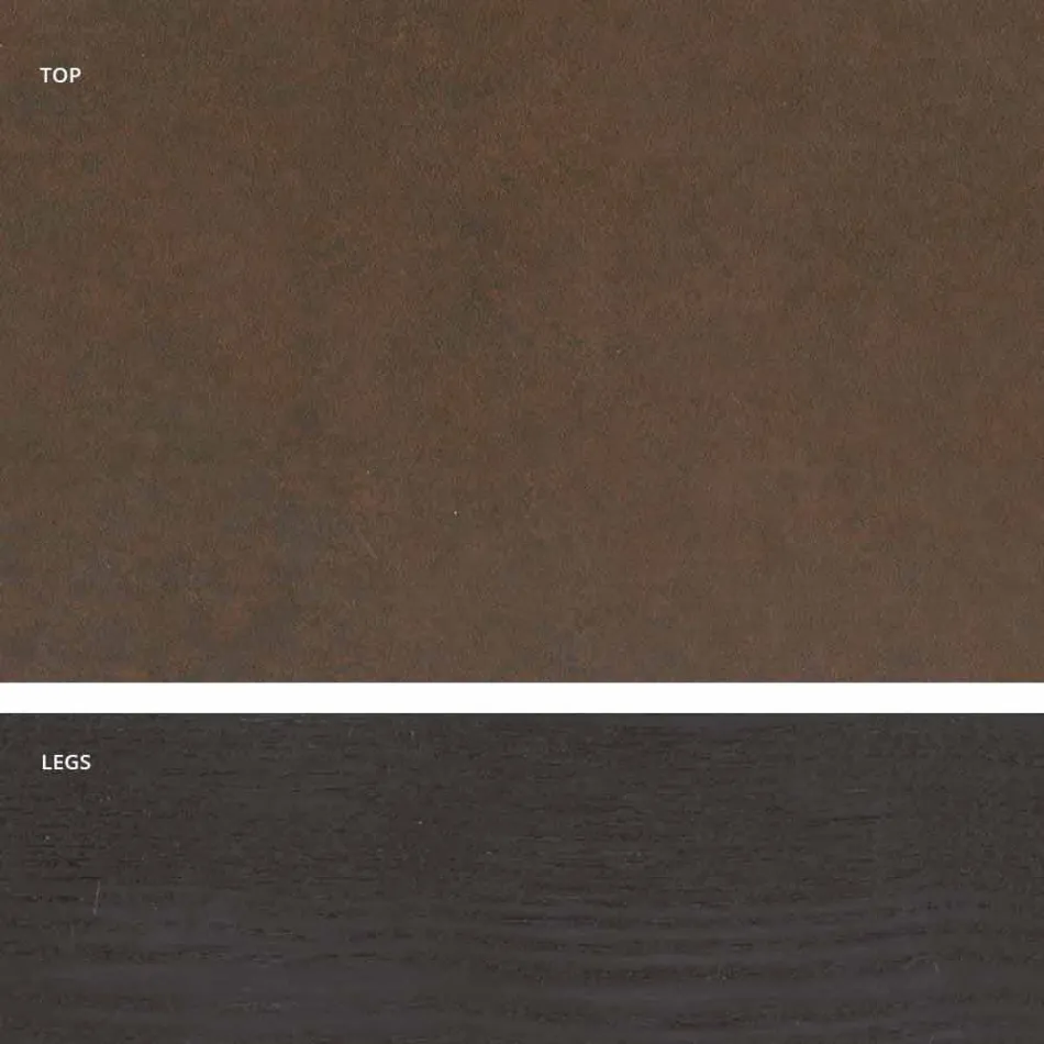 Mesa vitrocerámica de diseño moderno hecha en Italia, Egisto viadurini