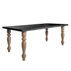 Mesa de estar enteramente hecha en roble Made in Italy - Geolier viadurini