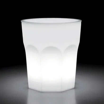 Mesa de luz de diseño para exterior en polietileno y Hpl Made in Italy - Pucca viadurini