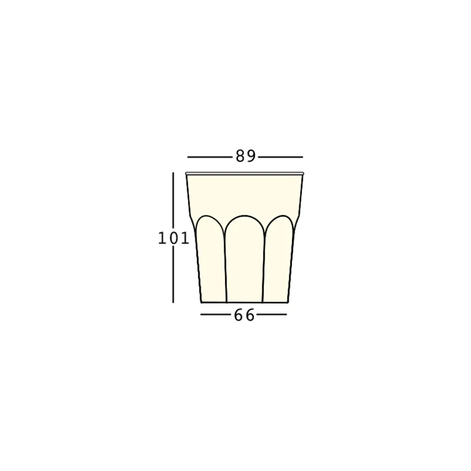 Mesa de luz de diseño para exterior en polietileno y Hpl Made in Italy - Pucca viadurini