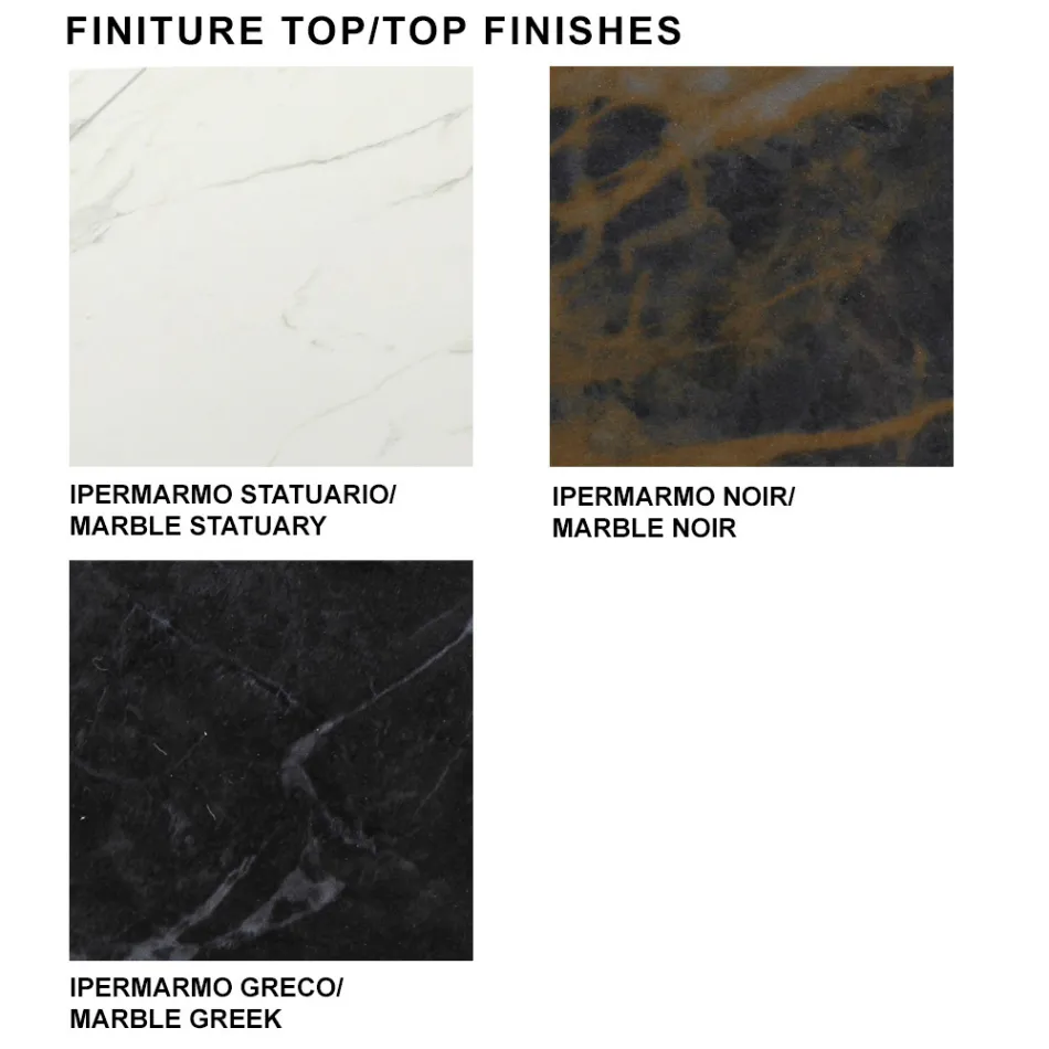 Mesa Extensible Moderna hasta 278 cm en Cerámica Made in Italy - Dálmata viadurini