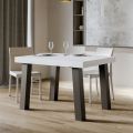 Mesa extensible moderna hasta 440 cm en madera Made in Italy - Cedric