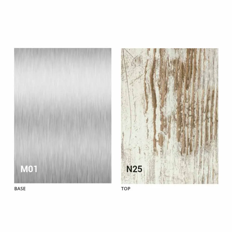 Mesa extensible moderna hasta 480 cm en madera Made in Italy - Michael viadurini