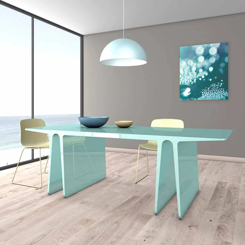 Mesa moderna multifuncional producida en Italia, Mignanego. viadurini