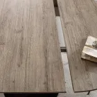 Mesa de comedor con tapa redonda extensible hasta 170 cm - Moreno viadurini