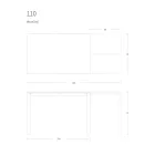 Mesa de Comedor Extensible 190 cm Metal y Madera Made in Italy - Euclidean viadurini