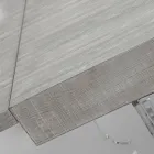 Mesa de comedor extensible hasta 255 cm en plexiglás y madera Made in Italy - Francoise viadurini