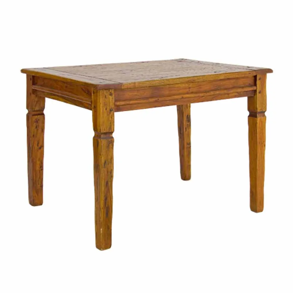 Mesa de comedor extensible hasta 290 cm en madera maciza Homemotion - Carbo viadurini