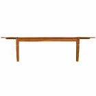 Mesa de comedor extensible hasta 290 cm en madera maciza Homemotion - Carbo viadurini