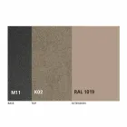 Mesa de comedor extensible con tapa de cerámica hasta 2,8 m Made in Italy - Paoluccio viadurini