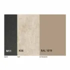 Mesa de comedor extensible con tapa de cerámica hasta 2,8 m Made in Italy - Paoluccio viadurini