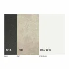 Mesa de comedor extensible con tapa de cerámica hasta 2,8 m Made in Italy - Paoluccio viadurini