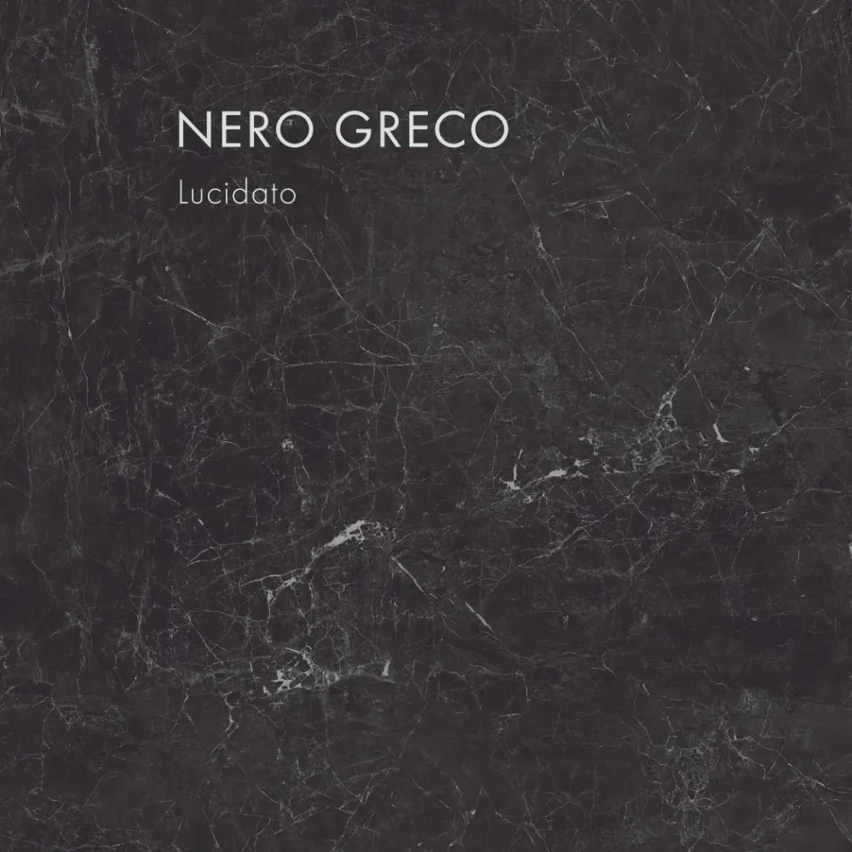 Mesa de comedor con tapa redonda en gres porcelánico Made in Italy - Emilio viadurini