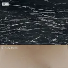 Mesa de Comedor de Jardín en Aluminio y Hpl o Gres, Varios Acabados - Filomena viadurini