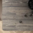 Mesa de Comedor Fija en Metal y Hpl Estratificado Made in Italy - Bastiano viadurini