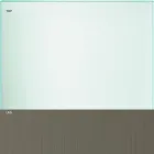 Mesa de comedor en vidrio transparente y metal varios colores 5 tamaños - Aschio viadurini