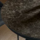 Mesa de Comedor Redonda Extensible a 270 cm en Cerámica Made in Italy - Muschio viadurini