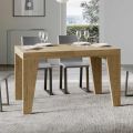 Mesa Cuadrada Extensible hasta 440 cm en Madera Made in Italy - Flor