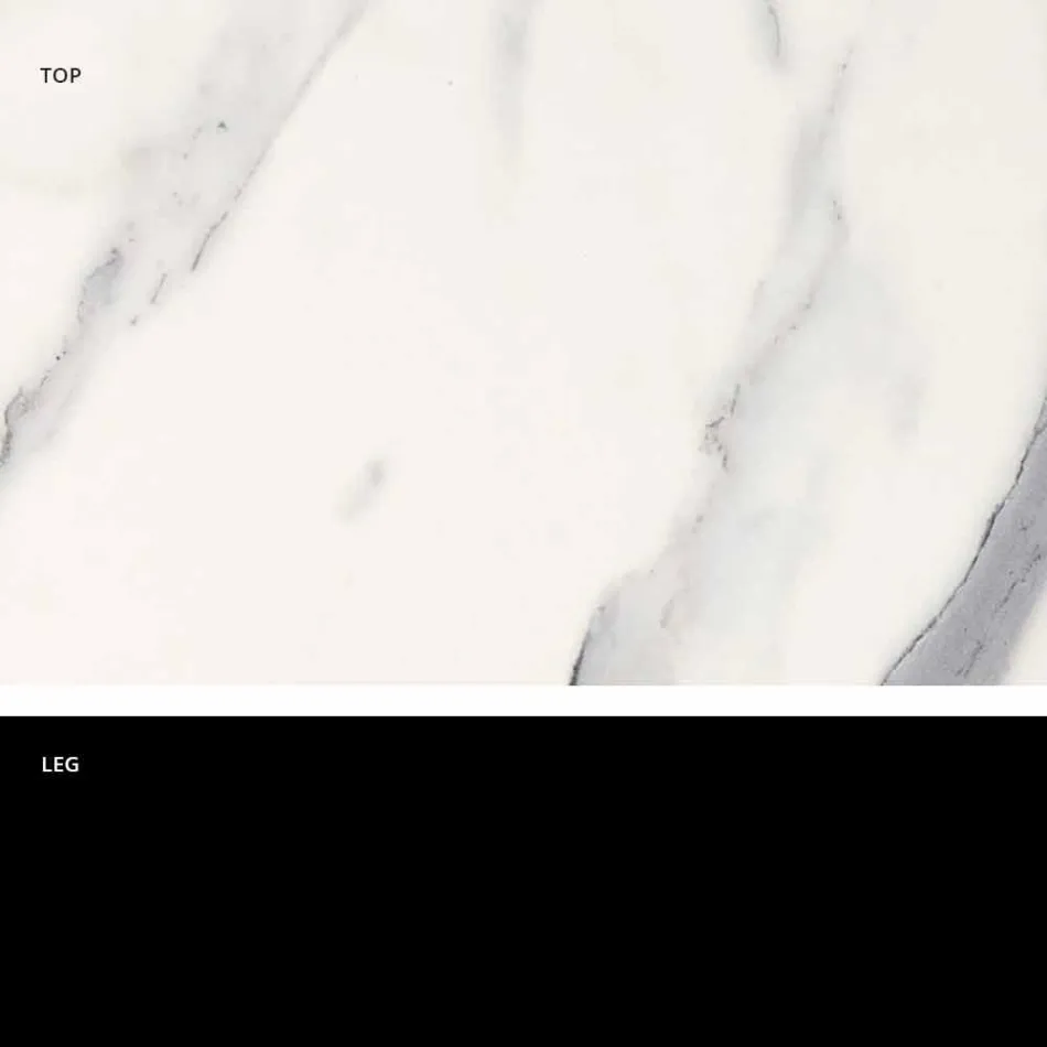 Mesa de comedor cuadrada, sobre de HPL - Siglo XIX por Slide viadurini