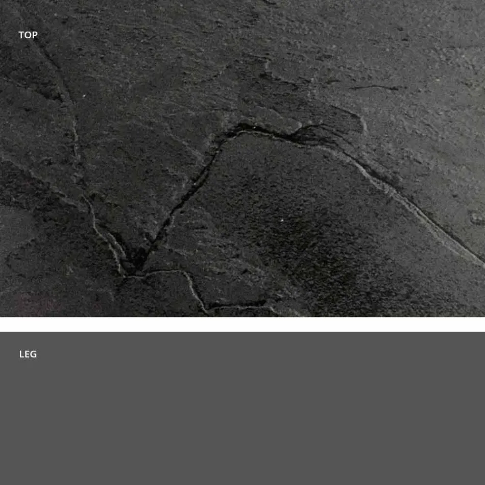 Mesa de comedor cuadrada, sobre de HPL - Siglo XIX por Slide viadurini