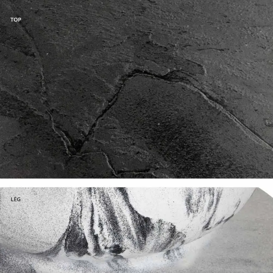 Mesa de comedor cuadrada, sobre de HPL - Siglo XIX por Slide viadurini