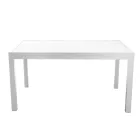 Mesa Rectangular Extensible hasta 210 cm Fabricada en Aluminio - Pennarello viadurini