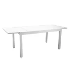 Mesa Rectangular Extensible hasta 210 cm Fabricada en Aluminio - Pennarello viadurini
