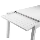 Mesa Rectangular Extensible hasta 210 cm Fabricada en Aluminio - Pennarello viadurini