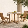 Mesa de jardín plegable en teca - Yggdrasil