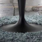 Mesa redonda, extensible y con diseño moderno - Borgia. viadurini