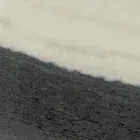 Mesa redonda de exterior de cerámica blanca Panda Made in Italy - Pegaso viadurini