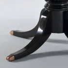 Mesa redonda de diseño clásico en caoba pulida, diámetro 150 cm, Akim viadurini