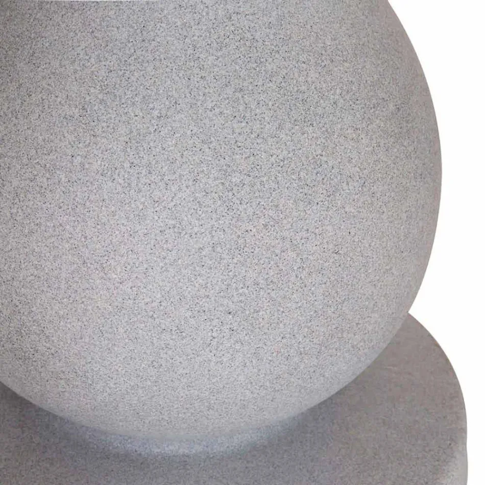 Mesa redonda de diseño clásico, Ø140 y tapa de HPL - Siglo XIX por Slide viadurini