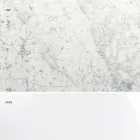 Mesa redonda moderna en mármol de Carrara y Marquinia Made in Italy - Dólares viadurini