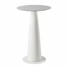 Mesa redonda de polietileno Slide Hoplà (H110) hpl top fabricado en Italia viadurini