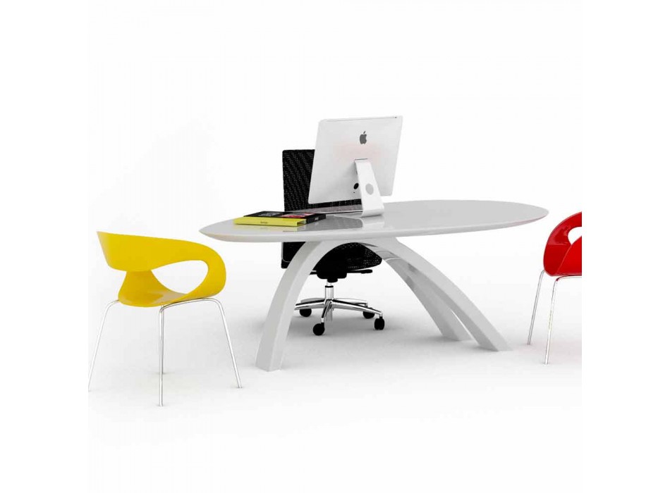 Mesa / escritorio de oficina de diseño Jatz II hecho en Italia viadurini
