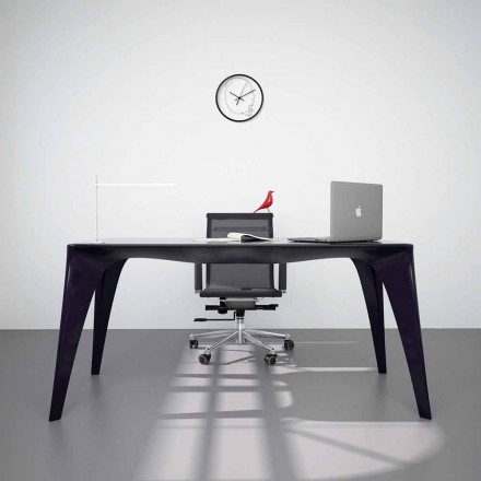 Mesa de escritorio de diseño moderno producida en Italia, Pomarolo viadurini