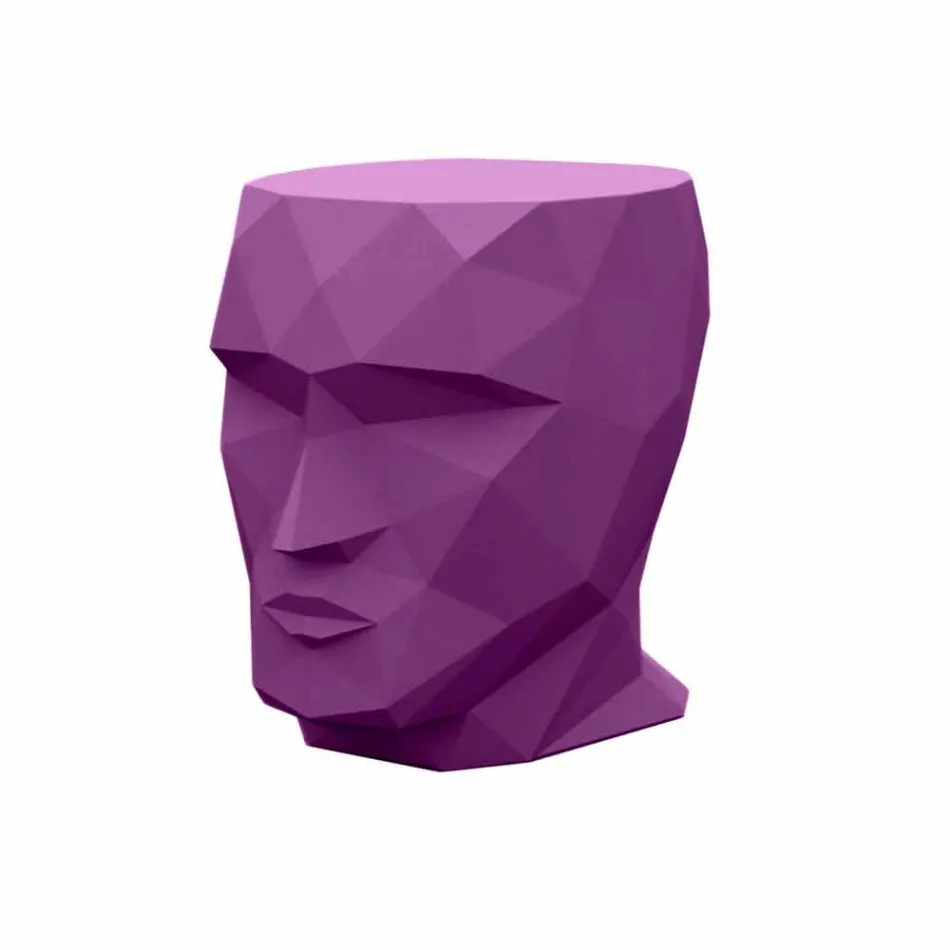 Mesa / taburete de exterior de diseño Adan by Vondom, en polietileno viadurini