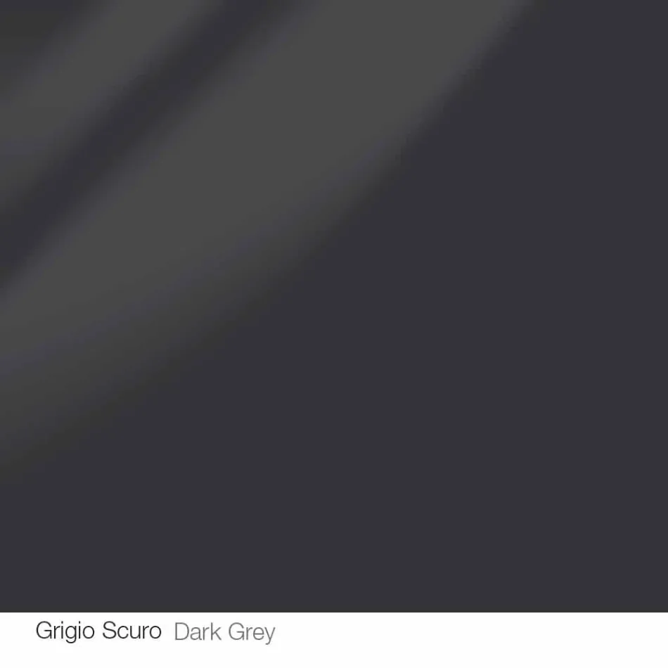 Mesa redonda de diseño d.120 con tapa de cristal fabricada en Italia Cristal viadurini