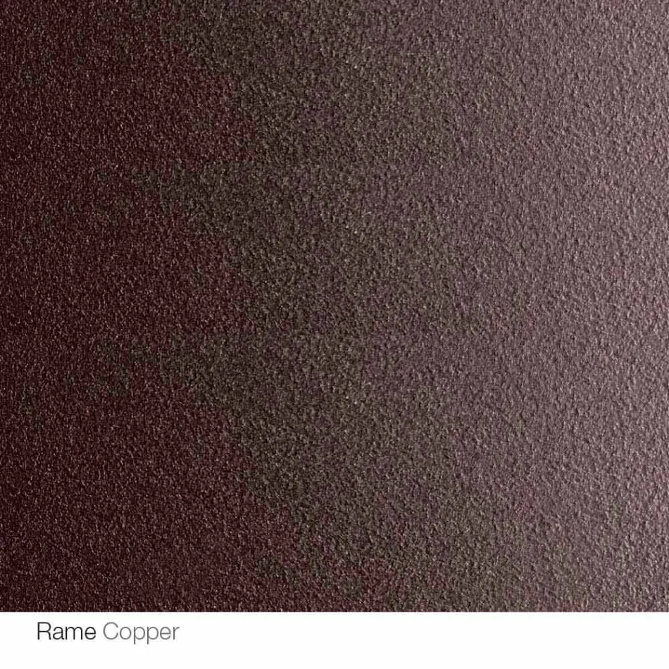 Mesa redonda de diseño d.120 con tapa de cristal fabricada en Italia Cristal viadurini