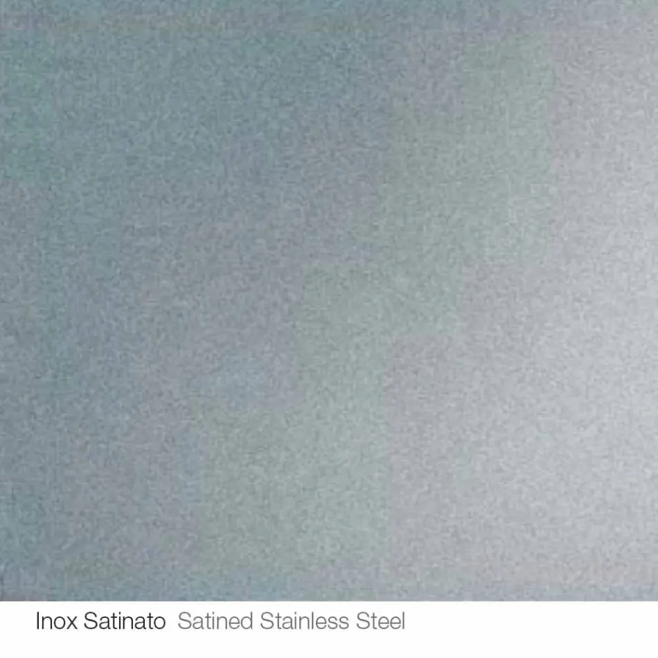 Mesa redonda de diseño d.160 con tapa de cristal fabricada en Italia Cristal viadurini