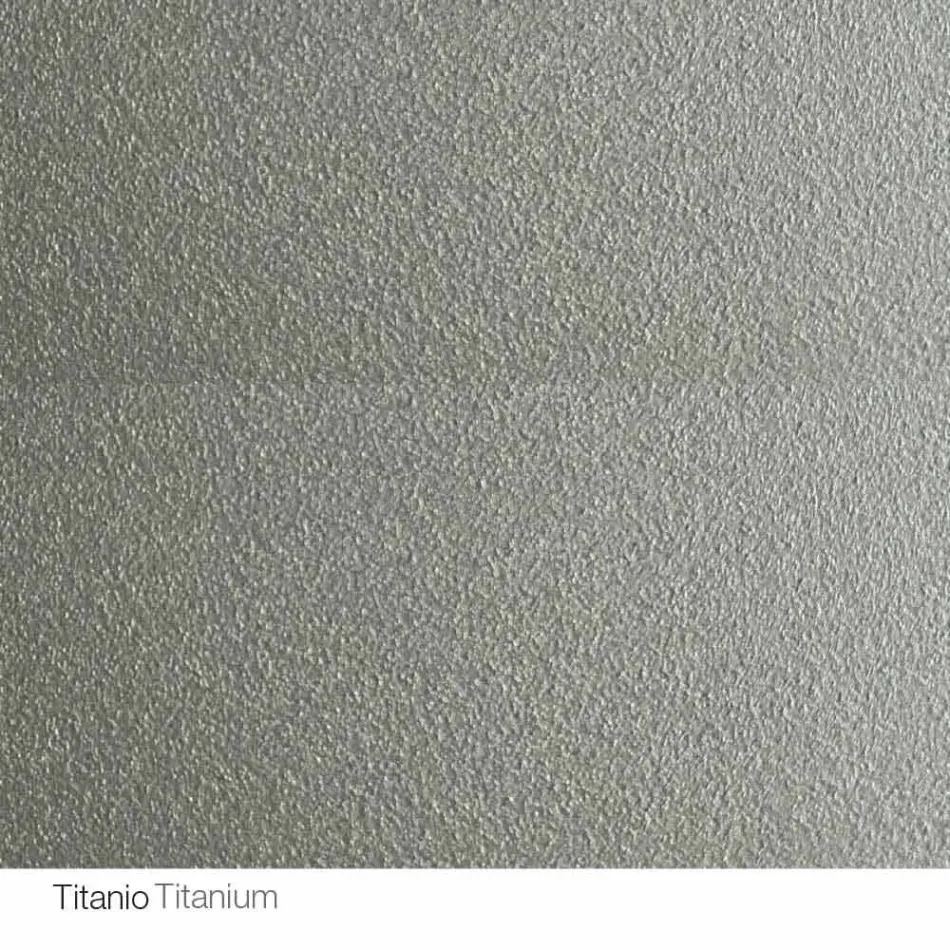 Mesa redonda de diseño d.160 con tapa de cristal fabricada en Italia Cristal viadurini